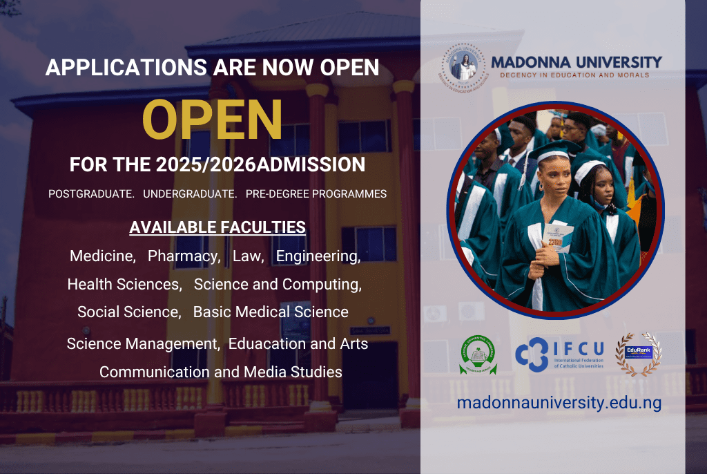 Madonna University event poster