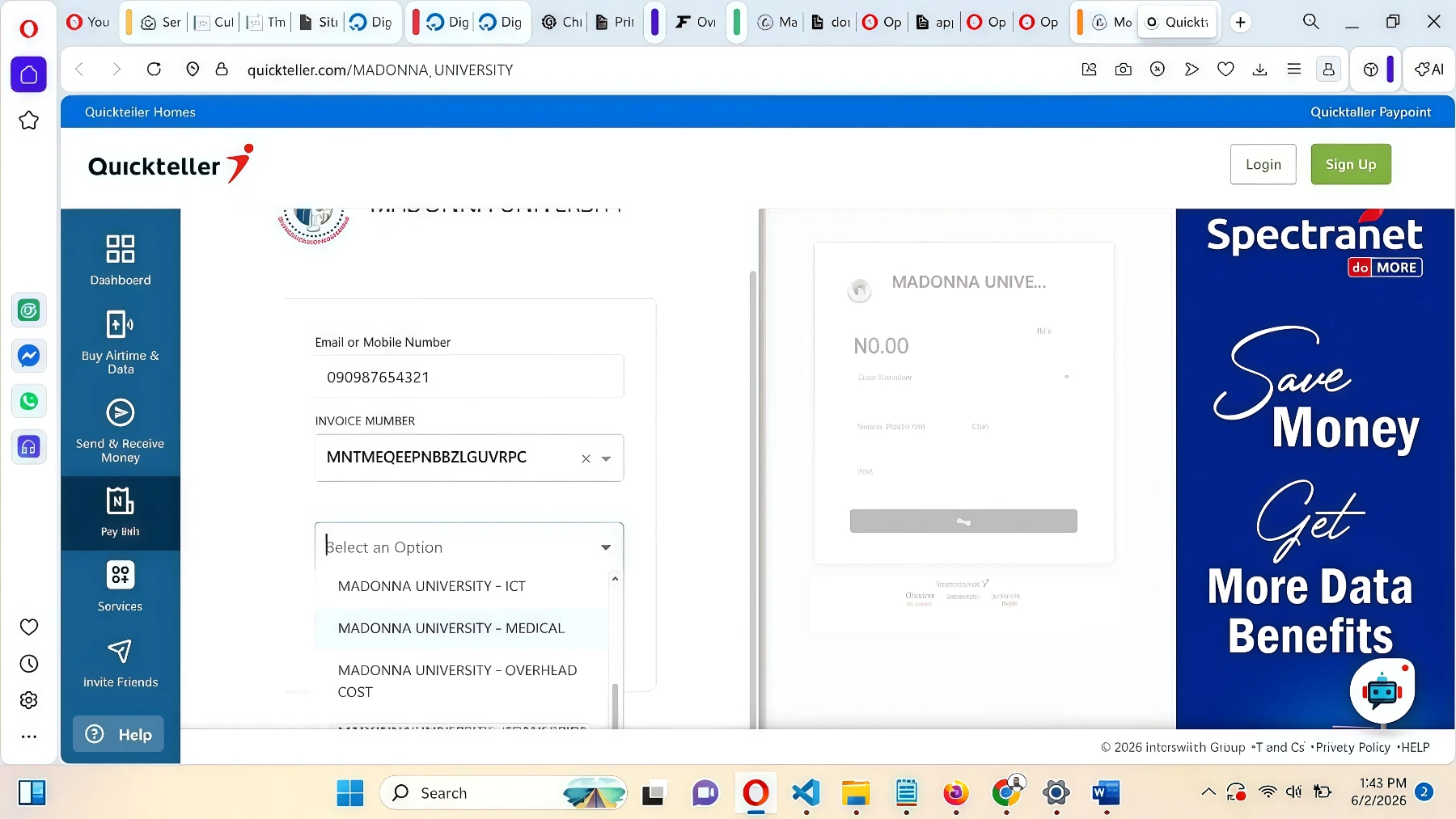Quickteller Checkout